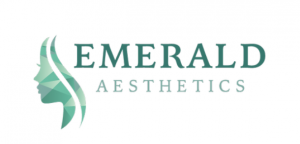 Larock's partner , Emerald Aesthetics logo
